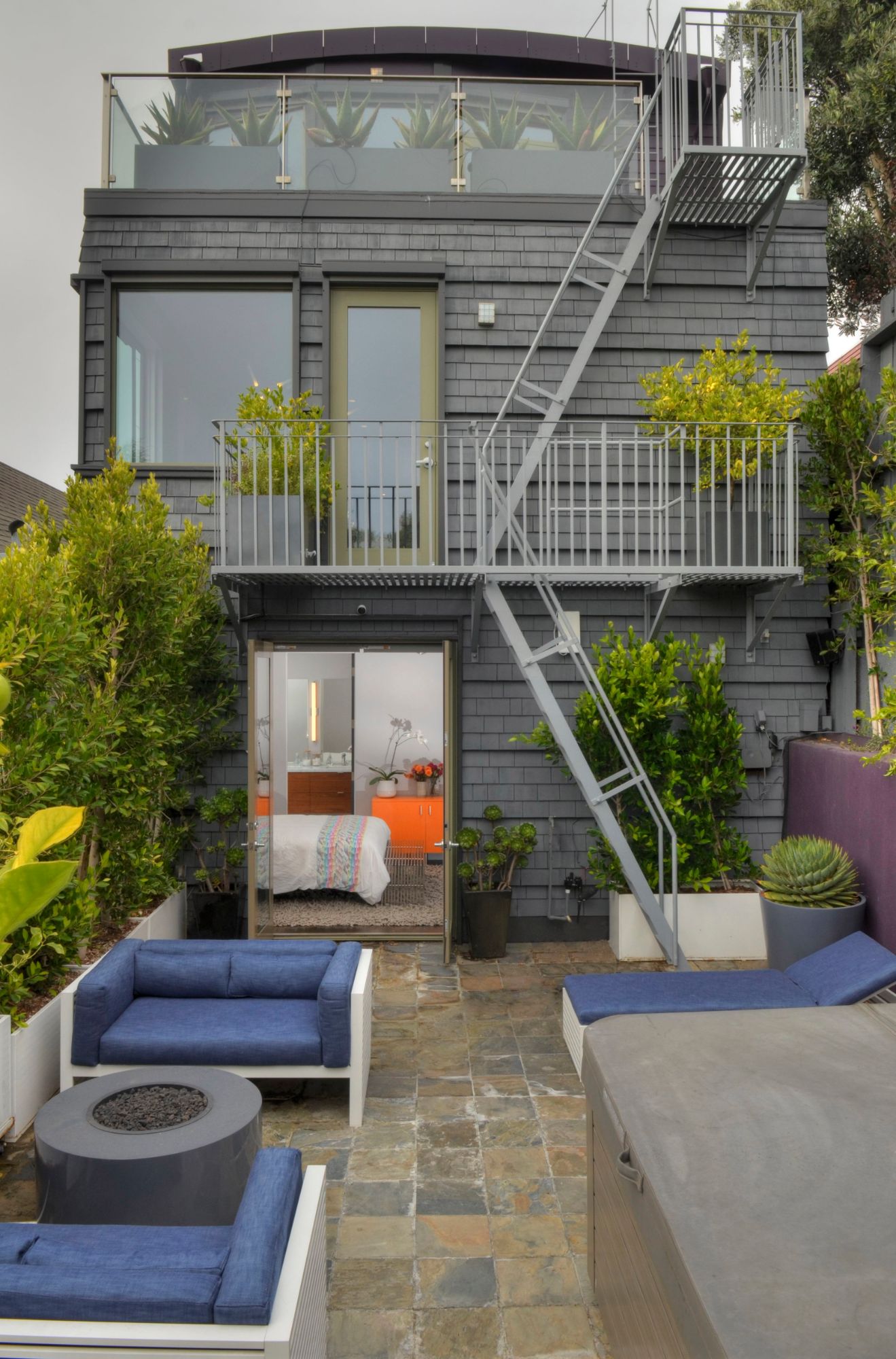 2311 19th Street — rear of the house from the deck
